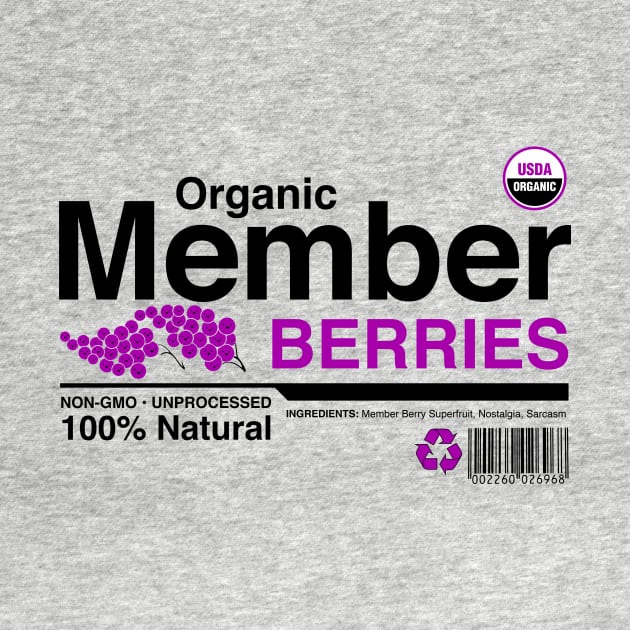 Organic Member Berries by WMKDesign